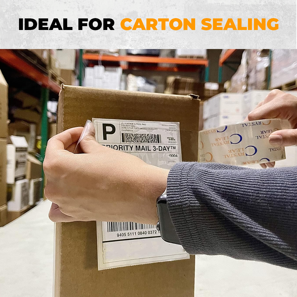 Ultra Clear Packaging Tape | CST22CC (55 or 110yd, 2.2 Mil)