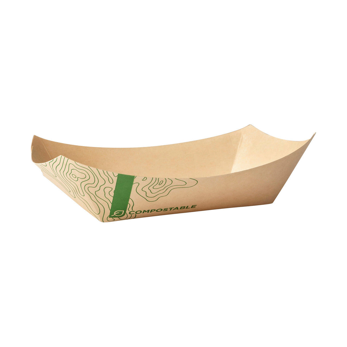 Eco-Products GreenStripe Compostable 2lb Food Tray (QTY 1000), SKU EP-FT2