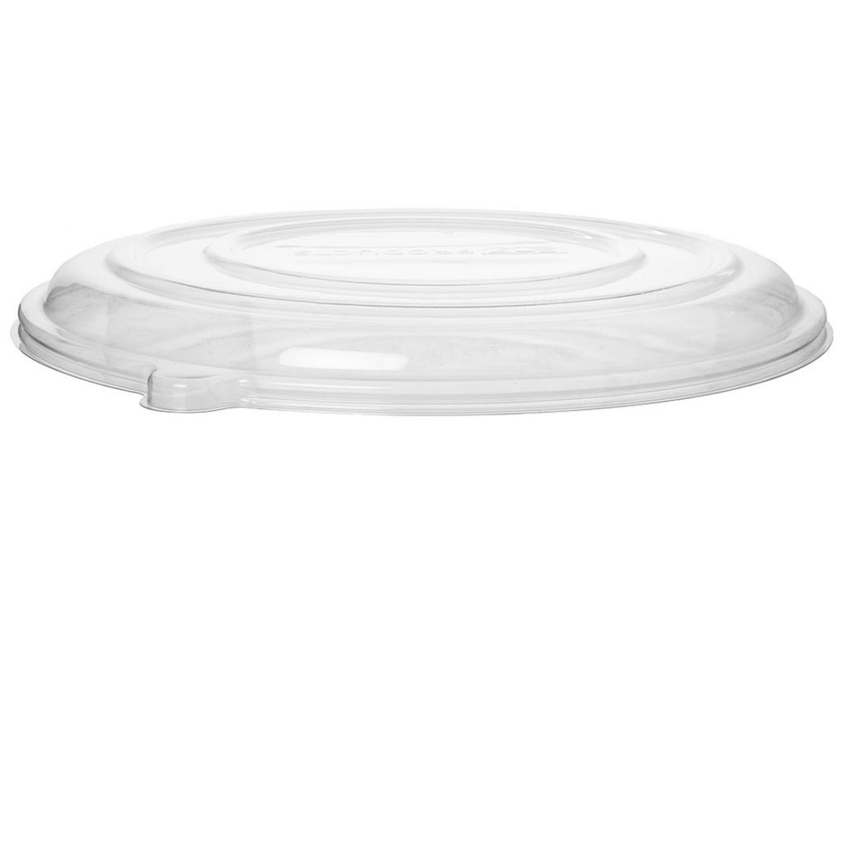 Eco-Products WorldView 16 in Round Lid, 100% Recycled PET, Fits Sugarcane Pizza Tray (QTY 50), SKU EP-SCPTR16LIDR