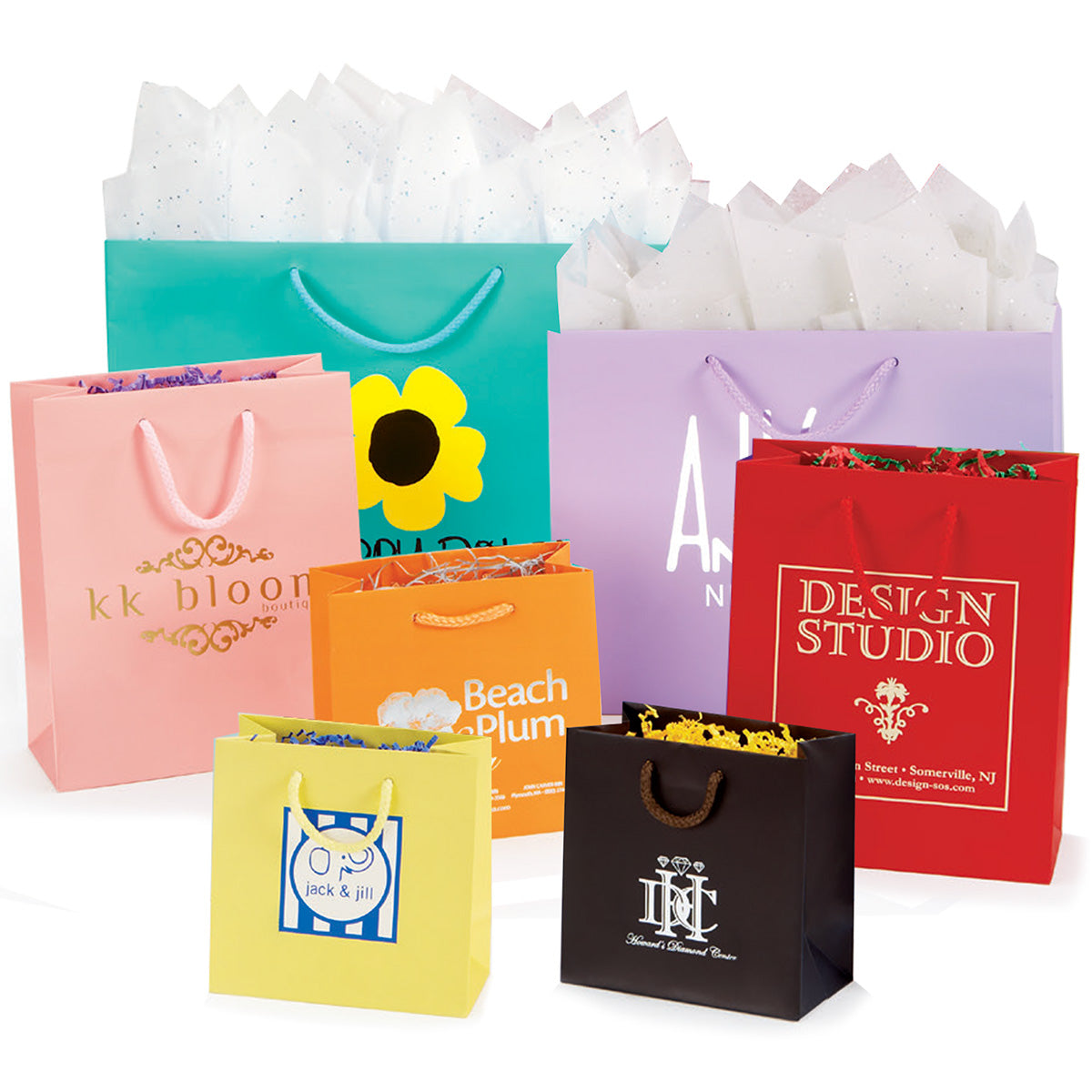 Euro Tote Shopping Bags - Rope Handle