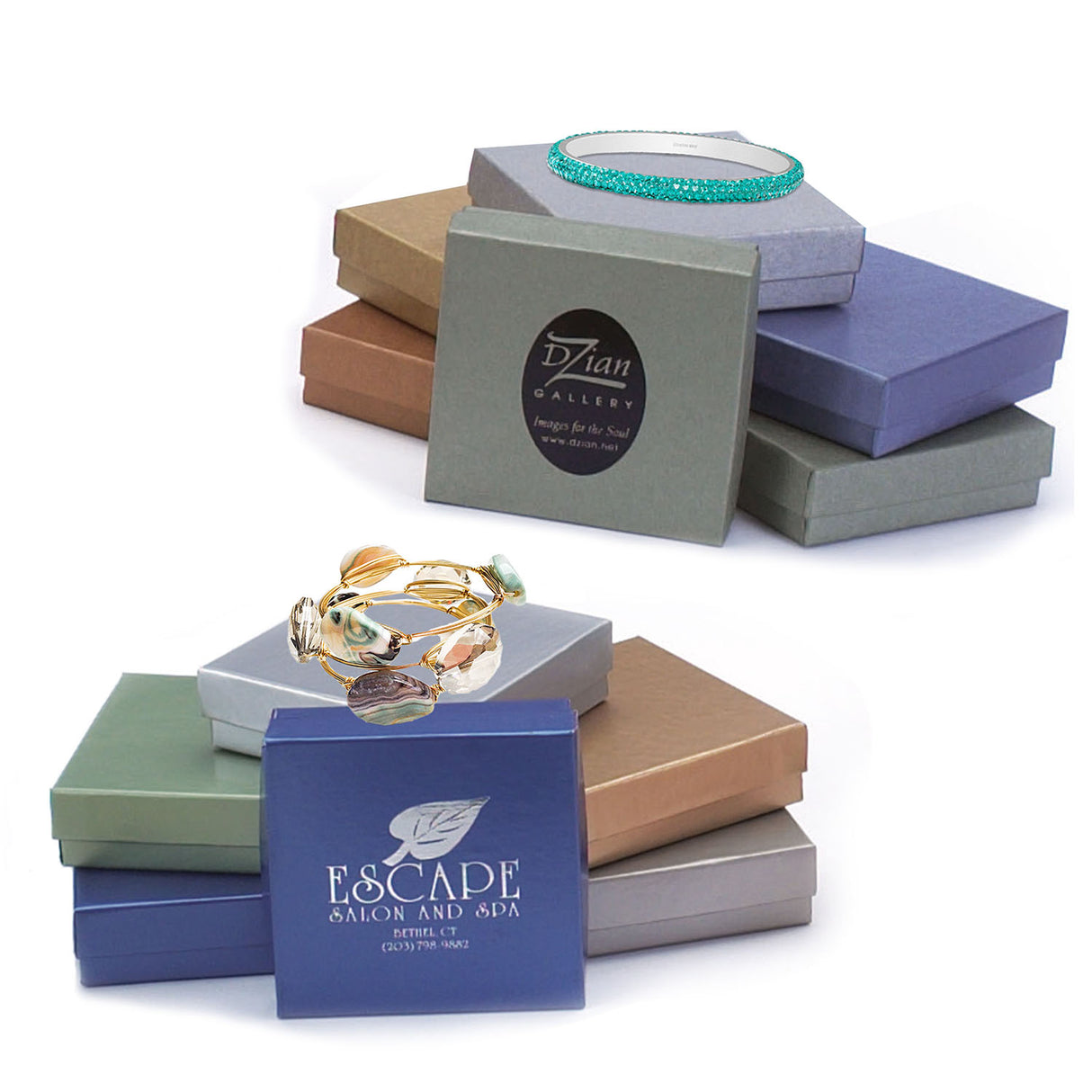Metallic Jewelry Gift Boxes