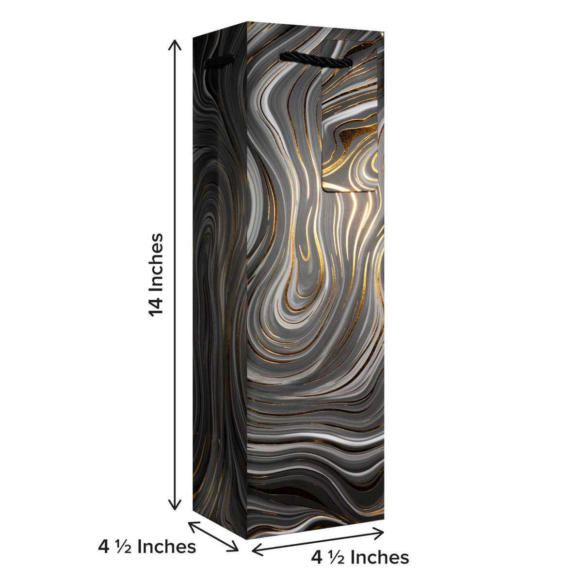 Marbleized Black Wine Bag - GBB233.1b.jpg