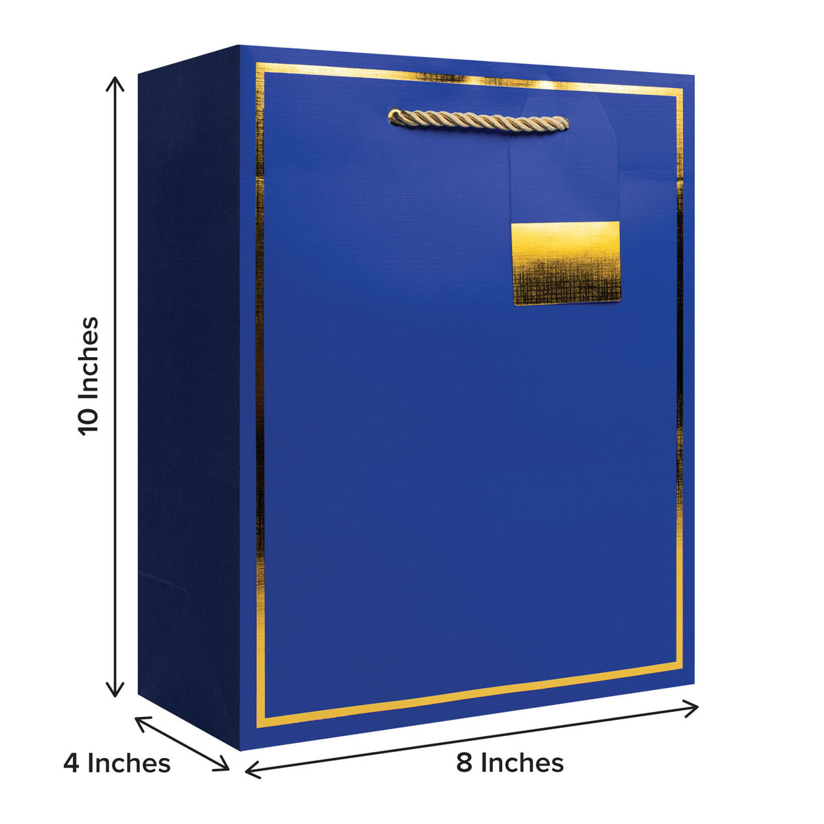 Royal with Gold Frame Gift Bag - GBM1615.1b.jpg