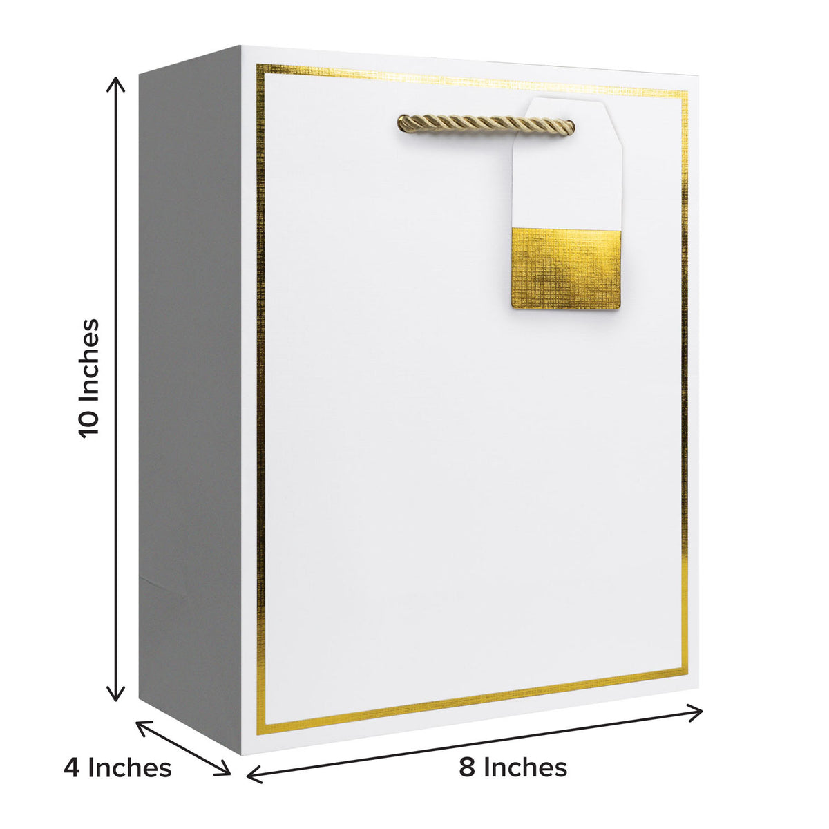 White with Gold Frame Gift Bag - GBM2415.1b.jpg