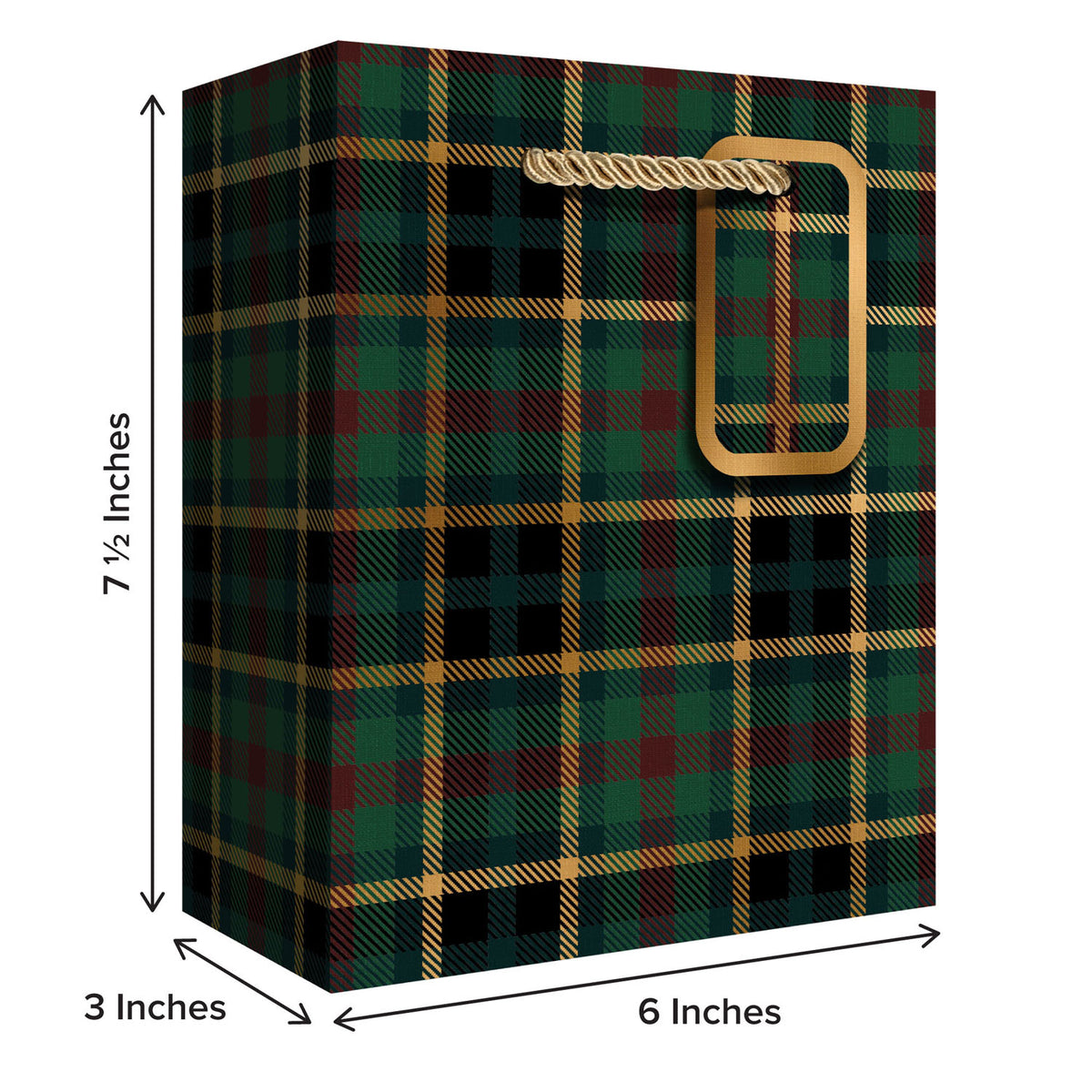 Hunter Navy Plaid Gift Bag - GBS228.1b.jpg