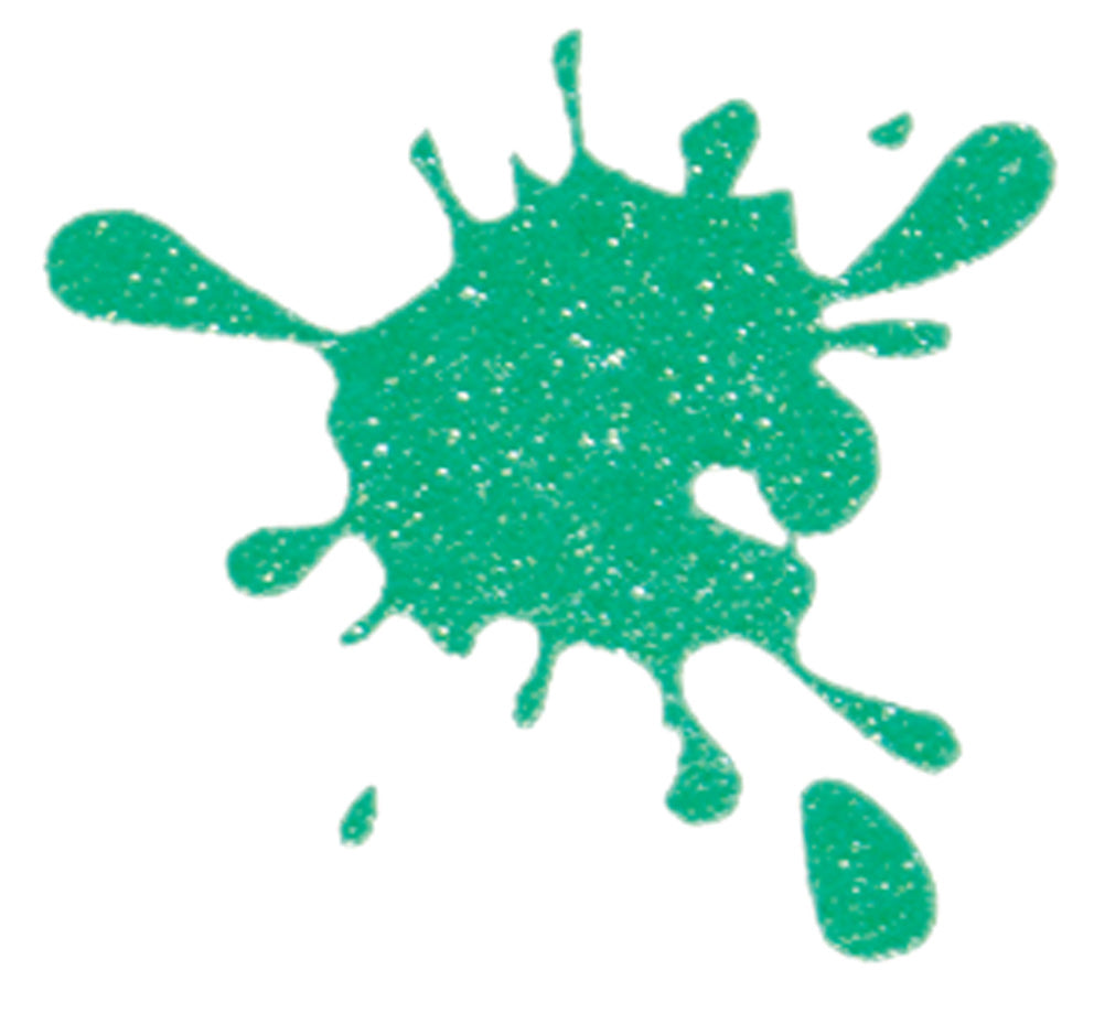 Glitter Green Screen Print