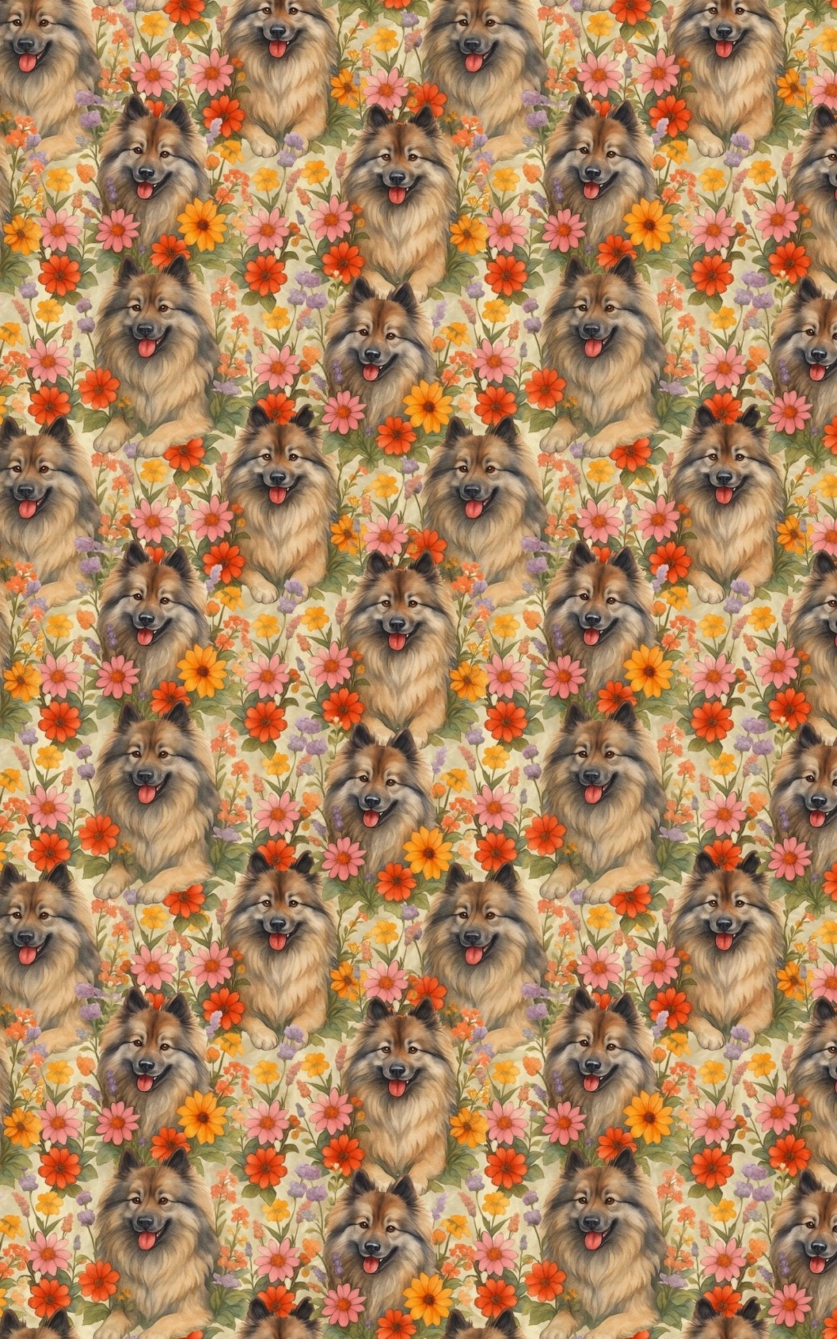 Garden Keeshond