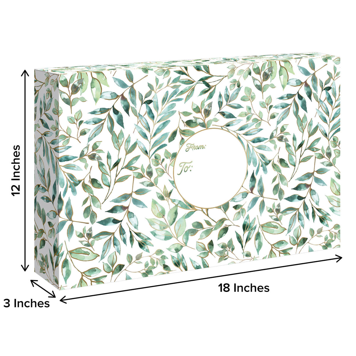 Elegant Leaves Theme Mailing Box - LB464.1b.jpg