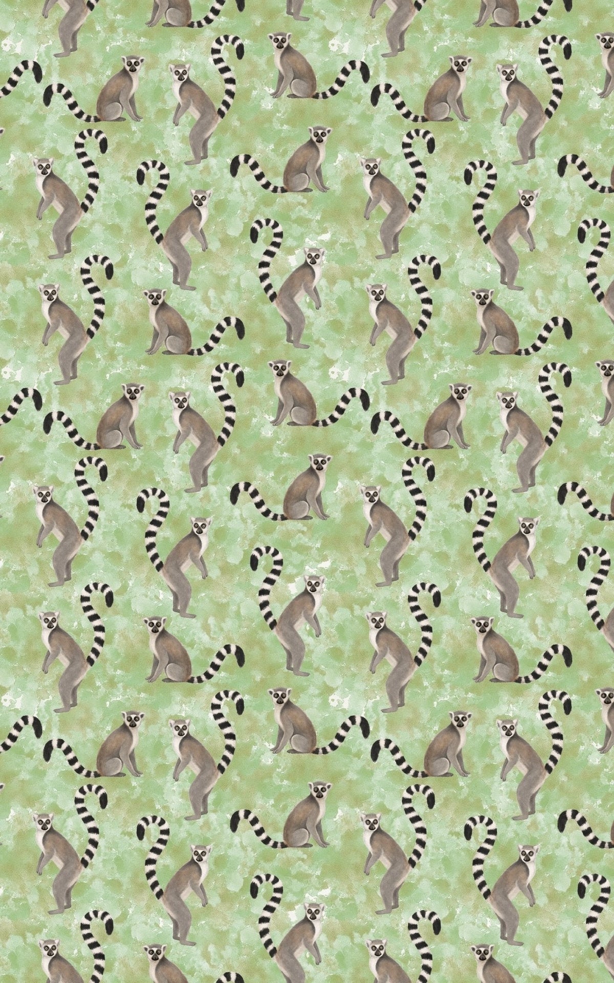 Lemur Lanes Wrapping Paper