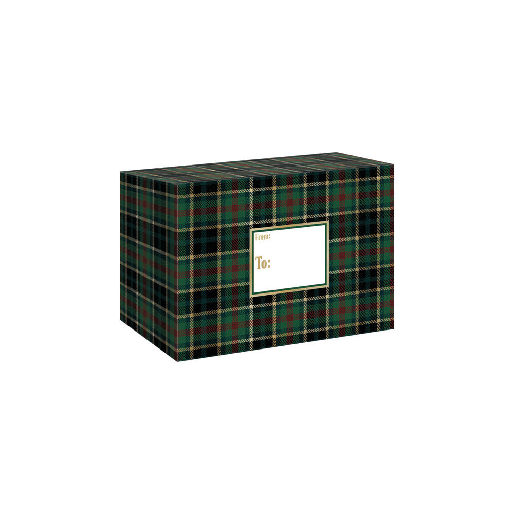 Hunter Navy Plaid Theme Mailing Box - MB228.1a.jpg