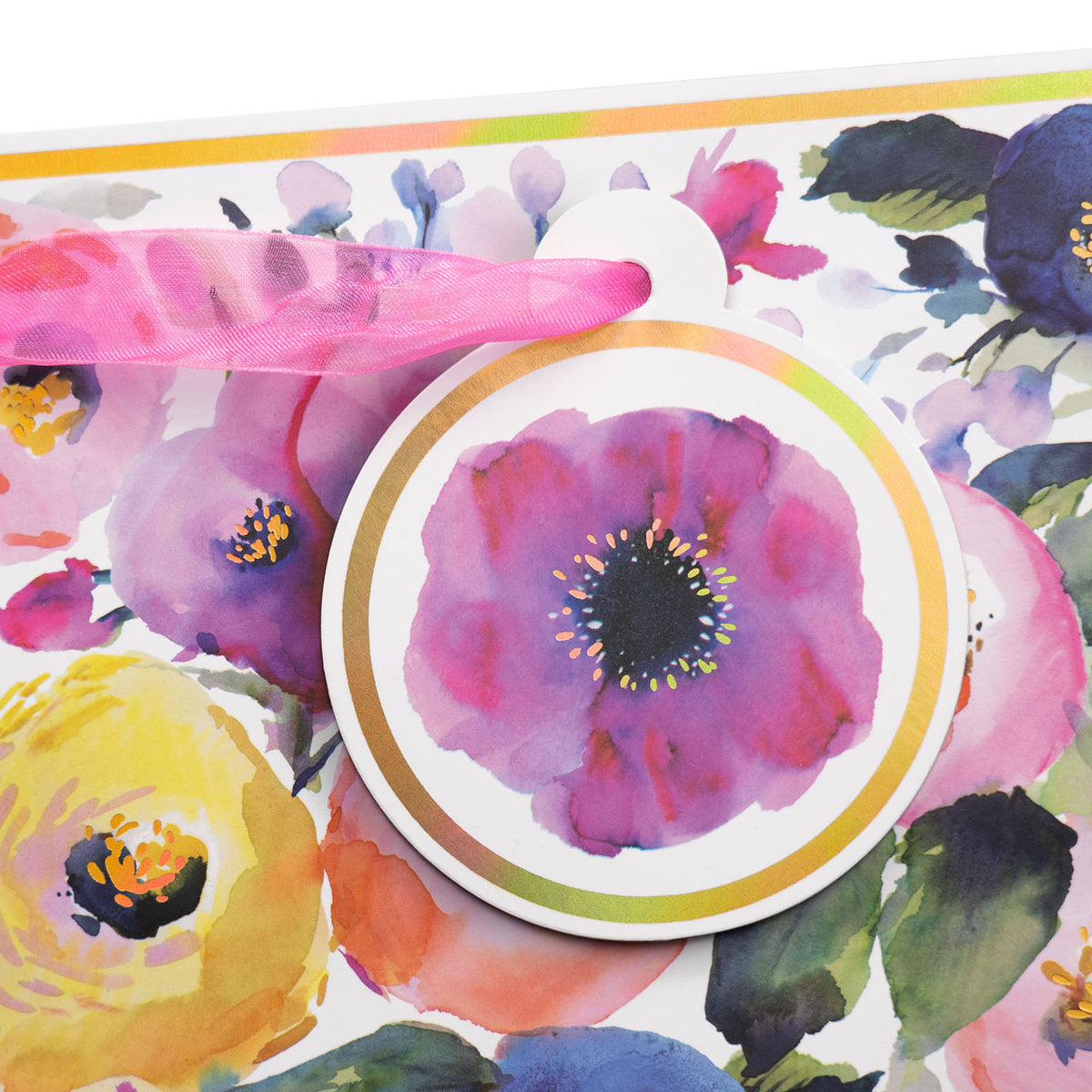 Watercolor Flowers Gift Bags — additional view c