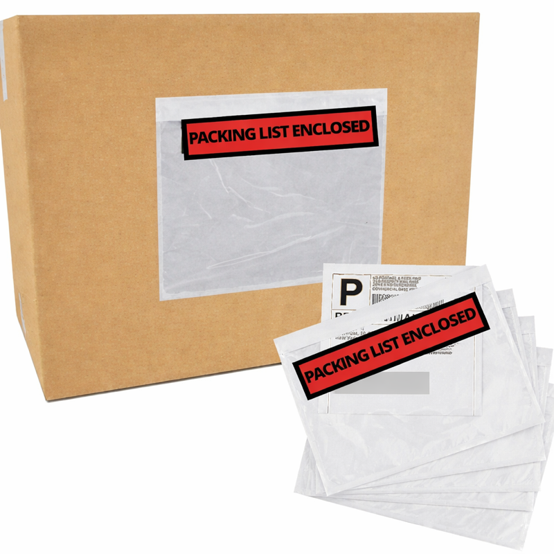 Packing List Enclosed Envelope Self Adhesive | Made in USA