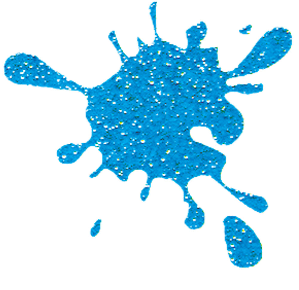 Glitter Peacock Screen Print