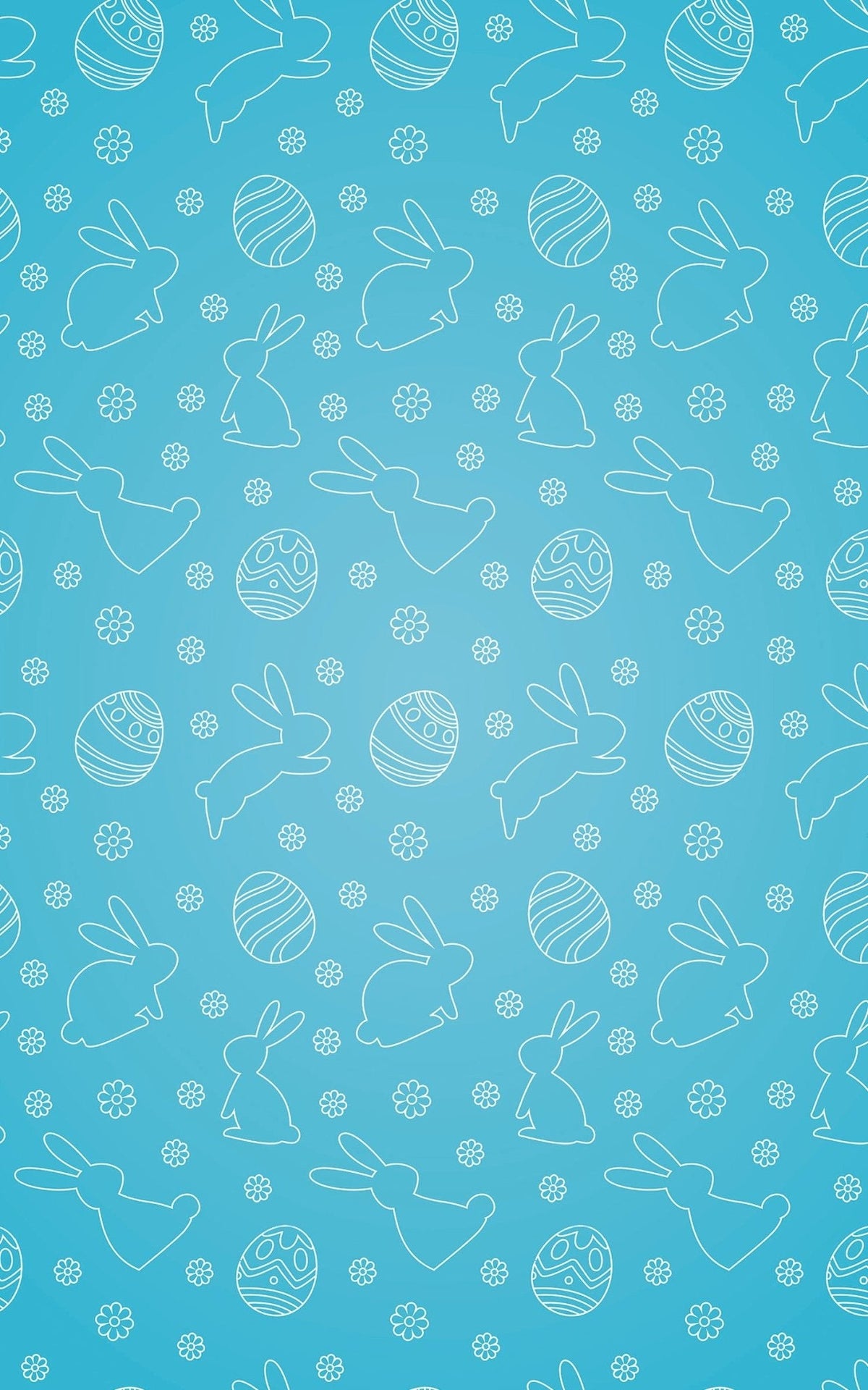 Bunny Blues - Bunnies Wrapping Paper