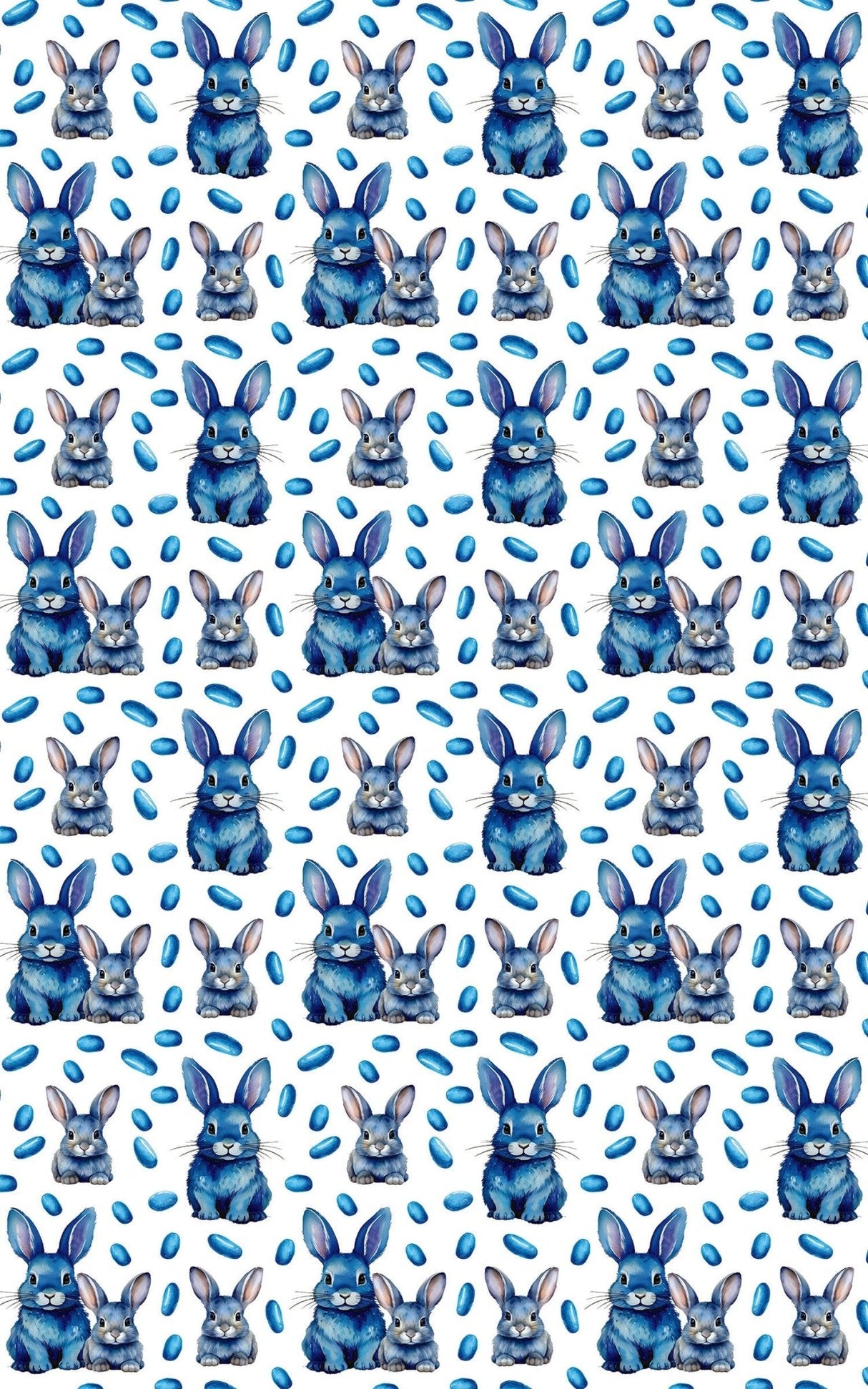 Bunnies and Beans - Blue