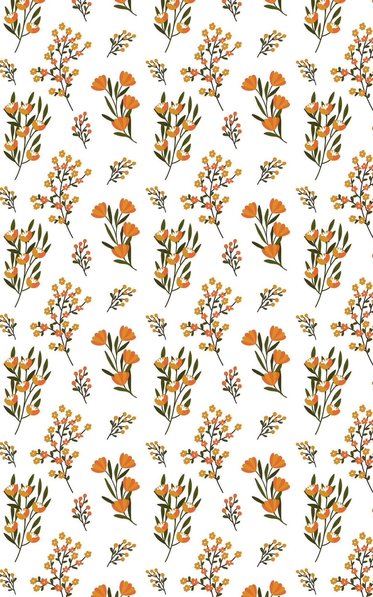 Orange Wild Flowers