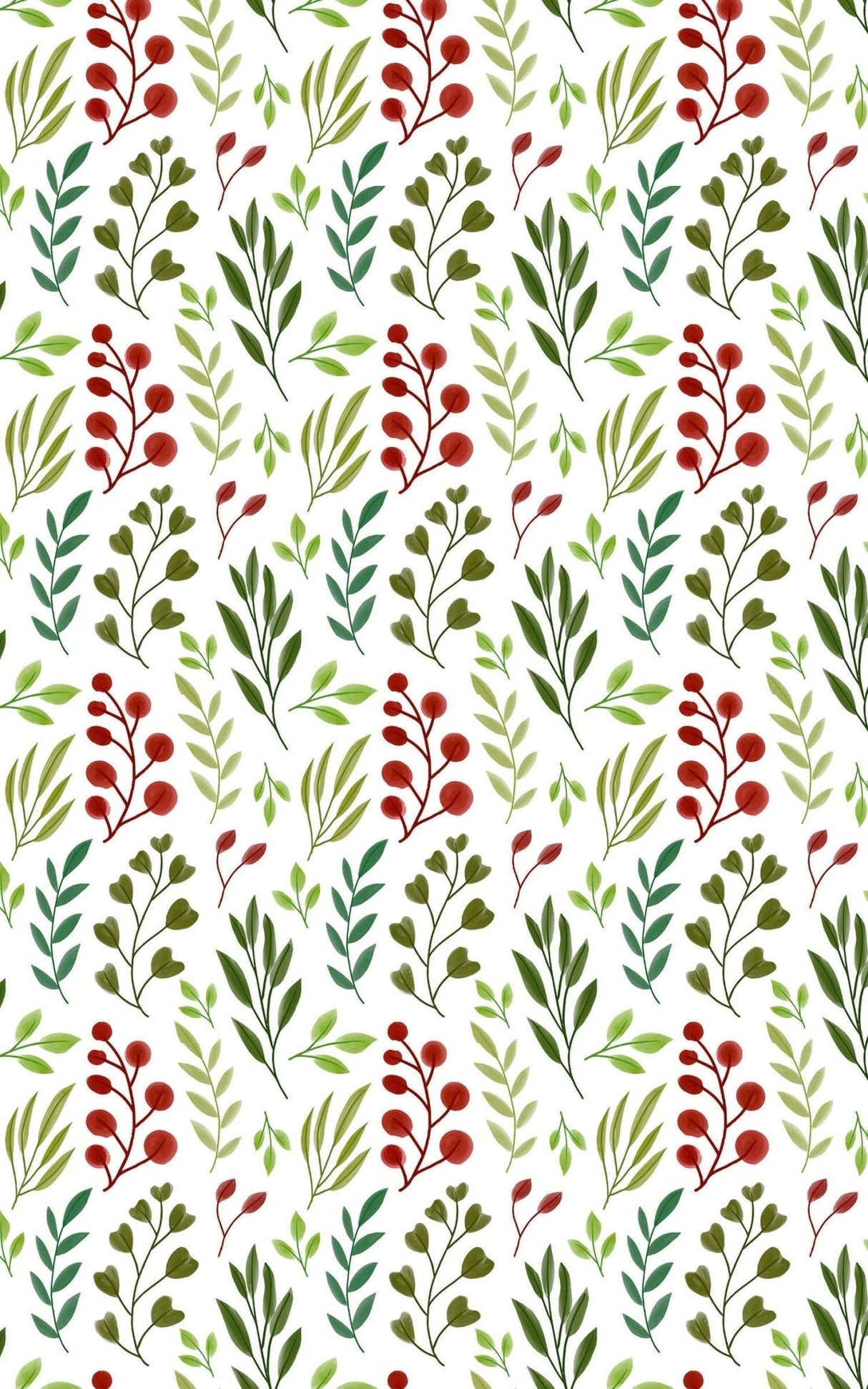 Red Bulbs and Greens