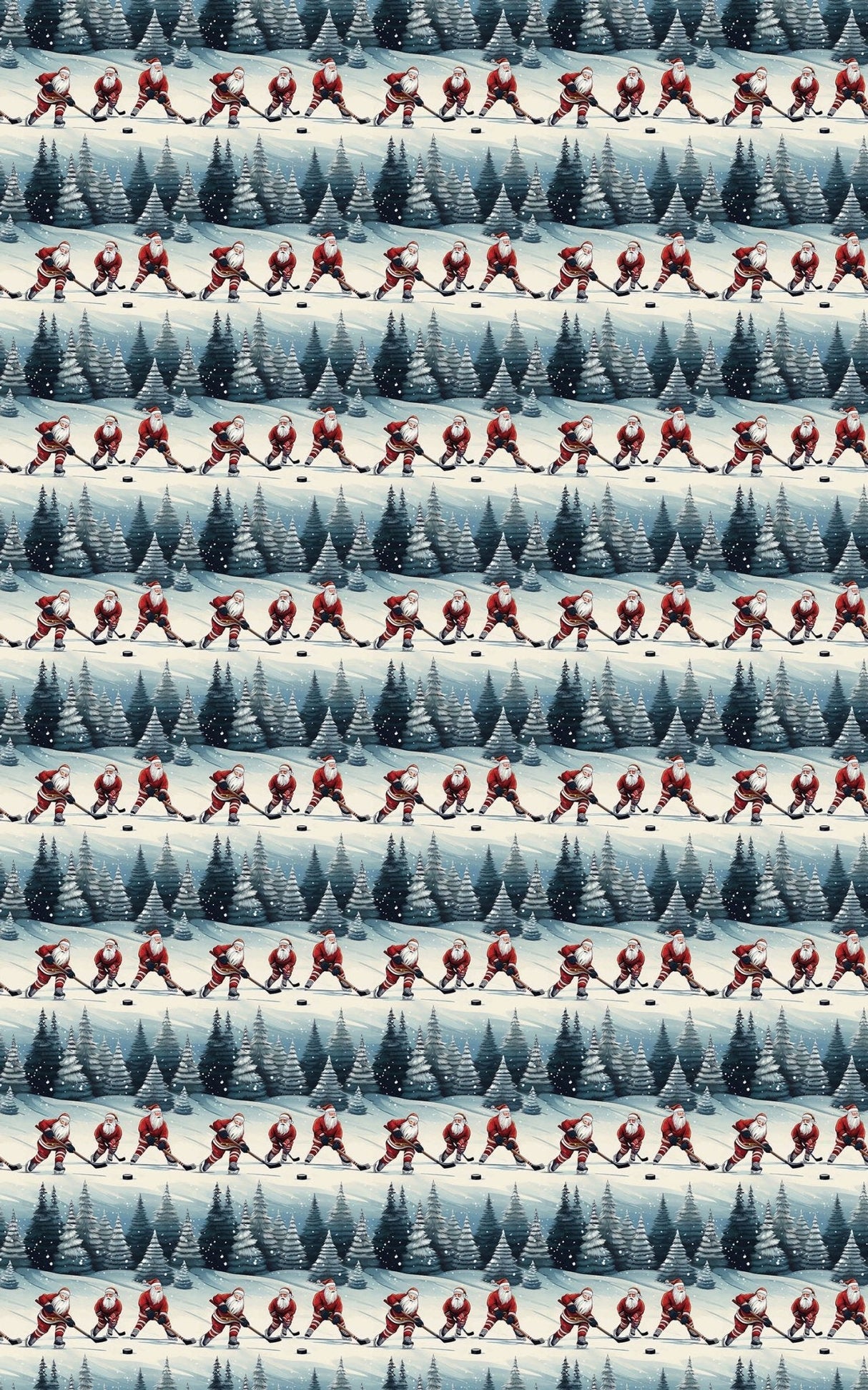 Hockey Claus in Action