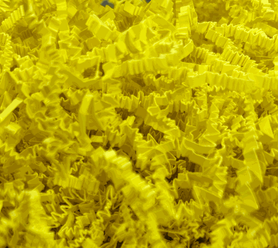 10 LB Yellow Crinkle Paper