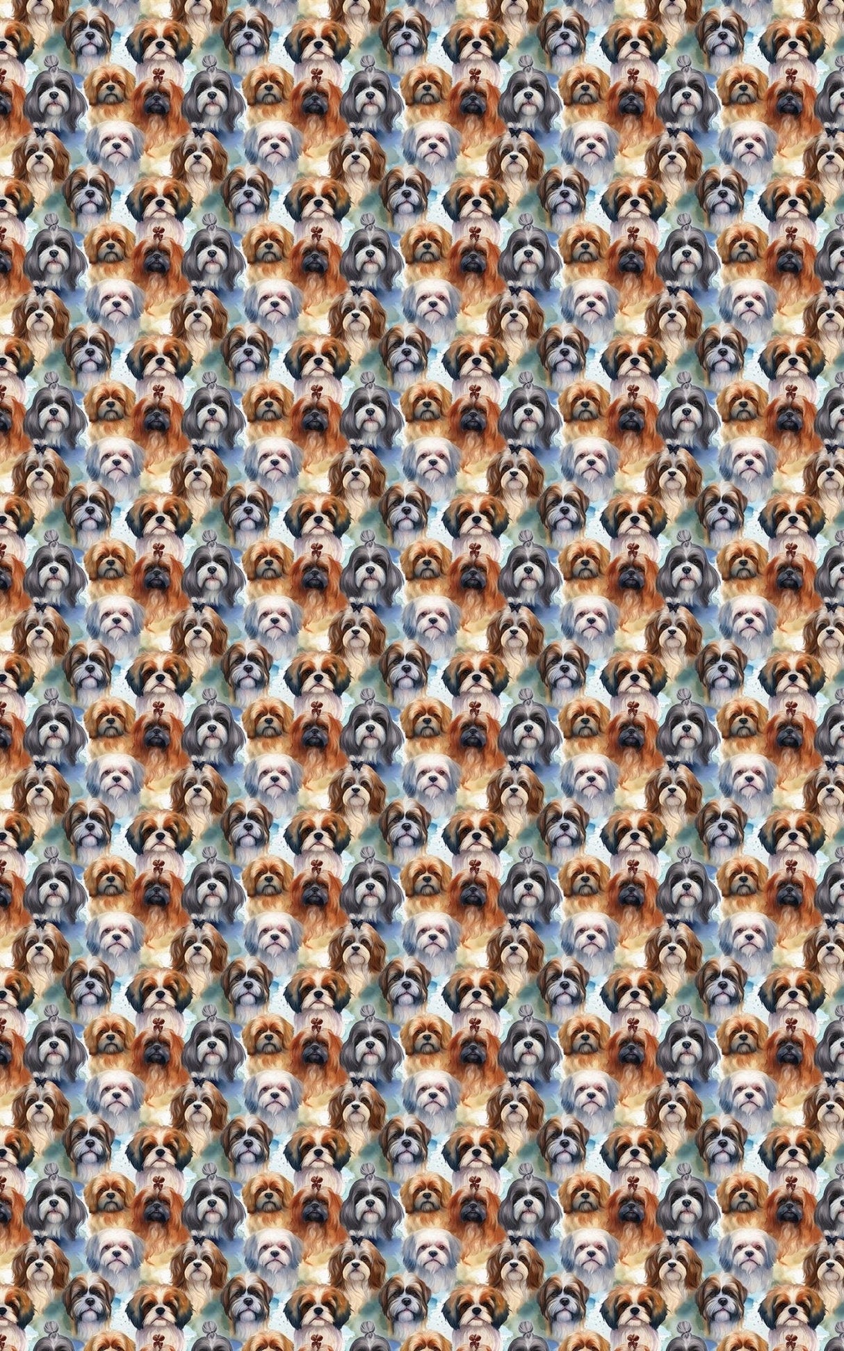 Festive Shih Tzu Frolic