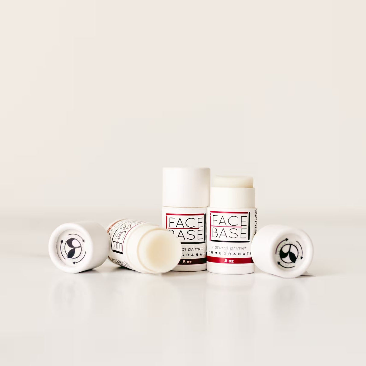 .25 ounce / 7 g White Paper Lip Balm Tubes with Coated Outer Paper