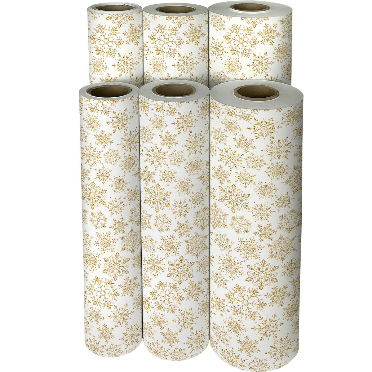 Sparkleflake Gold White - Gift Wrap — additional view f