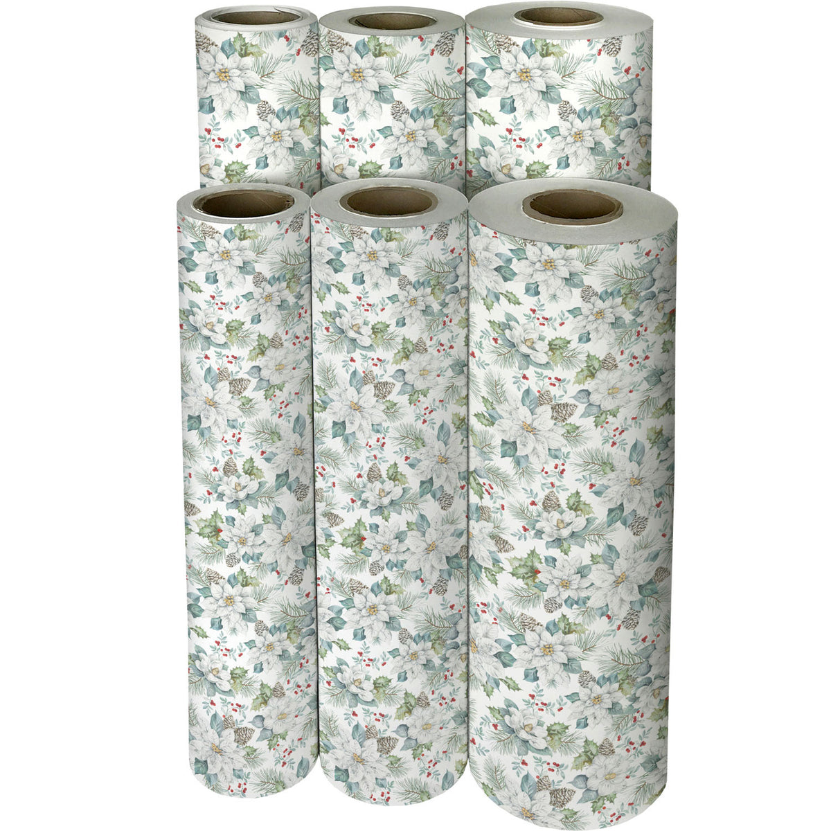 Snowdrift Floral - Gift Wrap — additional view f
