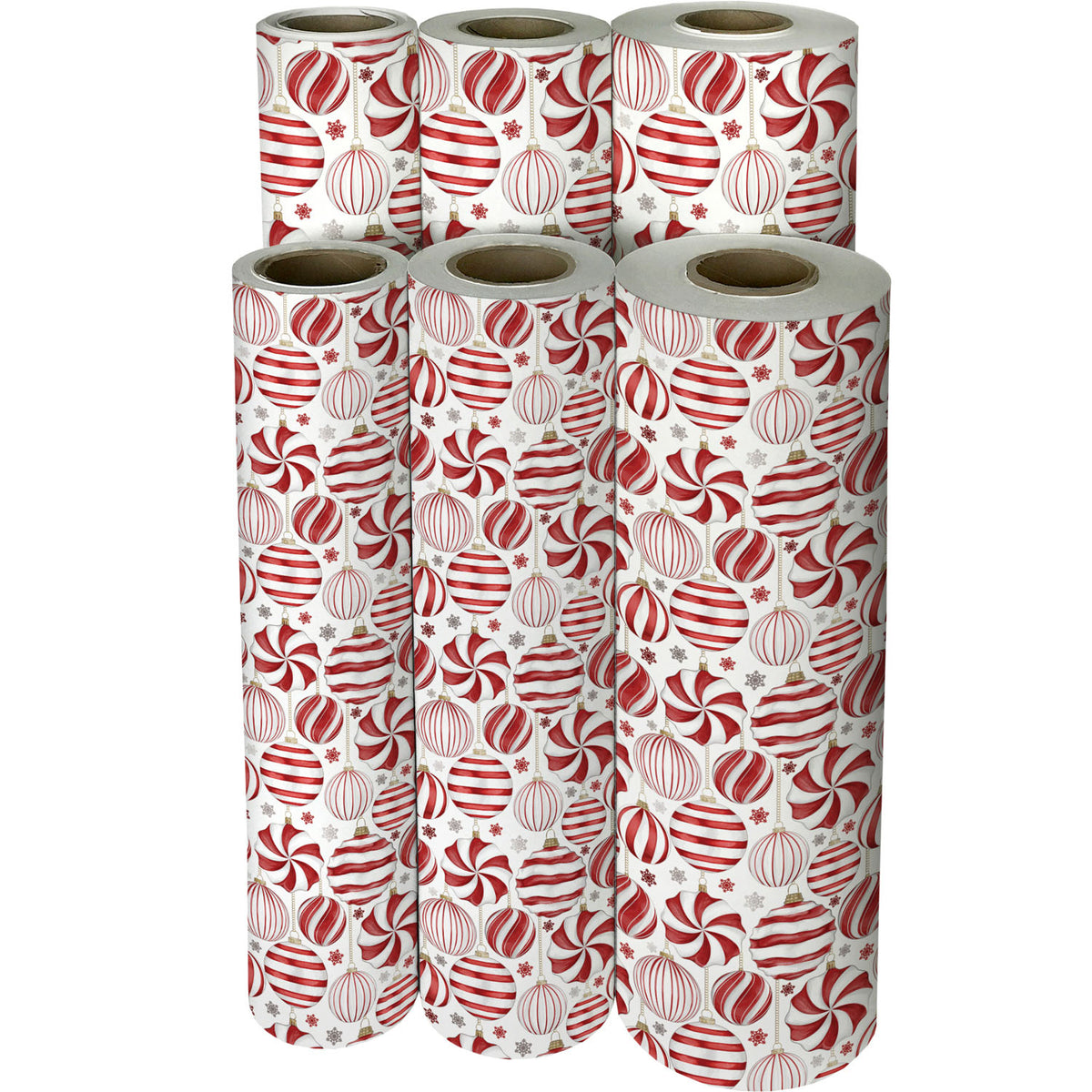 Red & White Ornaments Gift Wrap - XB843.1f.jpg