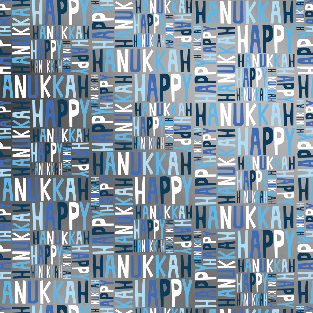 Hanukkah Greetings Silver Gift Wrap - XB855.1a.jpg