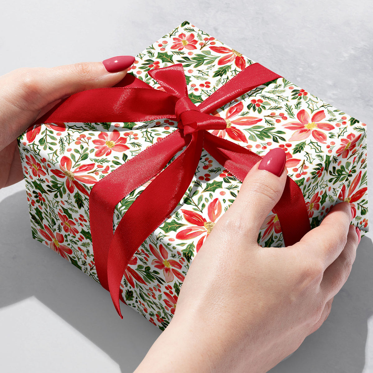 Pretty Poinsettia Gift Wrap - XB880.1b.jpg