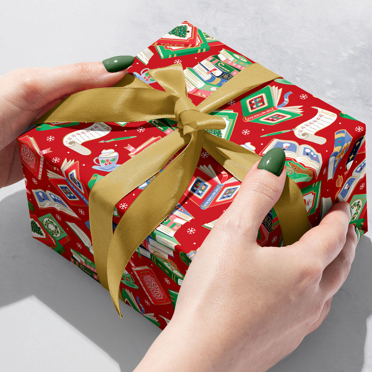 Santa's Library Gift Wrap - XB883.1b.jpg