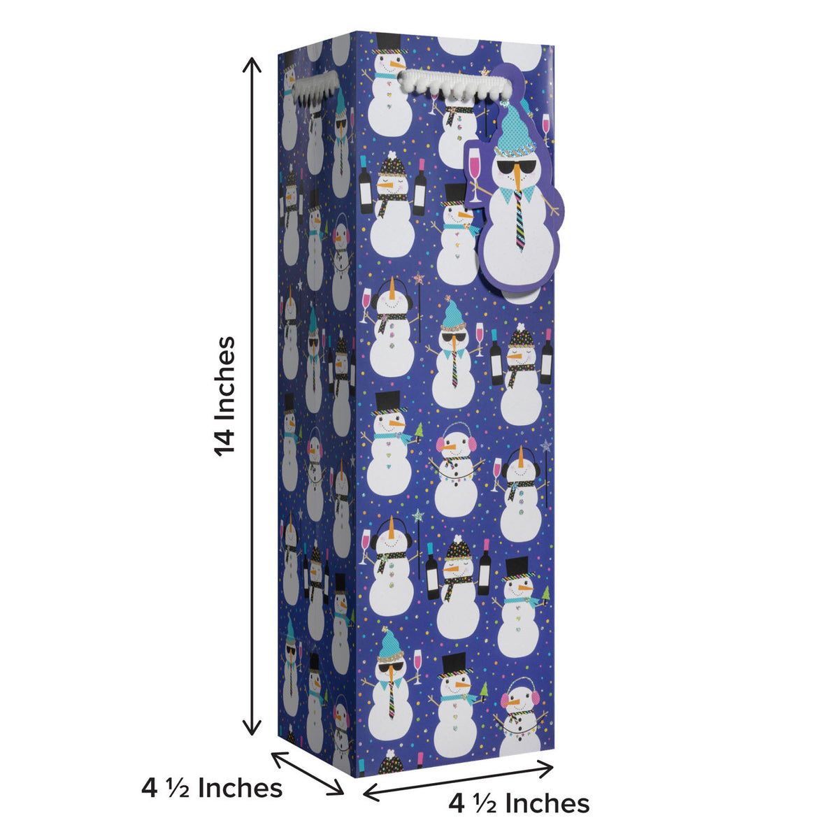 Snowman Party - Wine Bag — additional view b