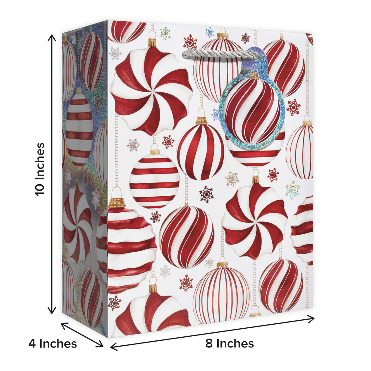 Red & White Ornaments Gift Bag - XGBM843.1b.jpg