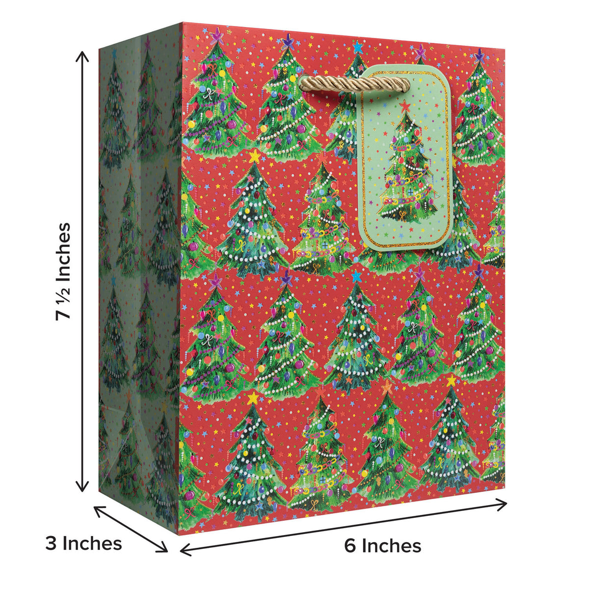 Christmas Trees Red Gift Bag - XGBS868.1b.jpg