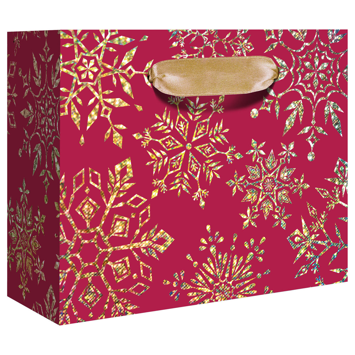 Sparkleflake Gold Red Gift Bag - XGBT867.1a.jpg