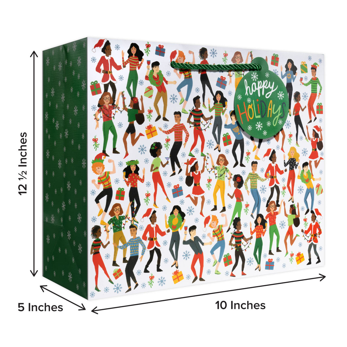 Holiday Party Gift & Wine Bags — additional view b