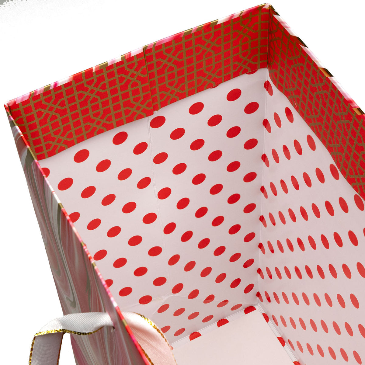 Marbleized Red - Gift Bag — additional view d