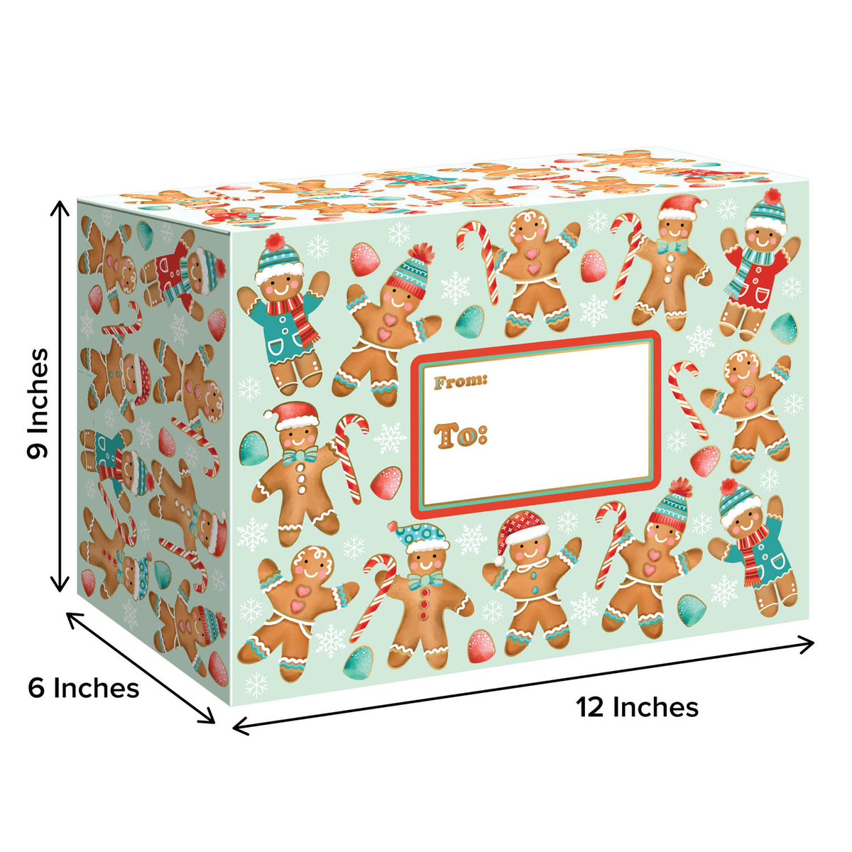 Gingerbread Cookies Theme Mailing Box - XMB840.1b.jpg