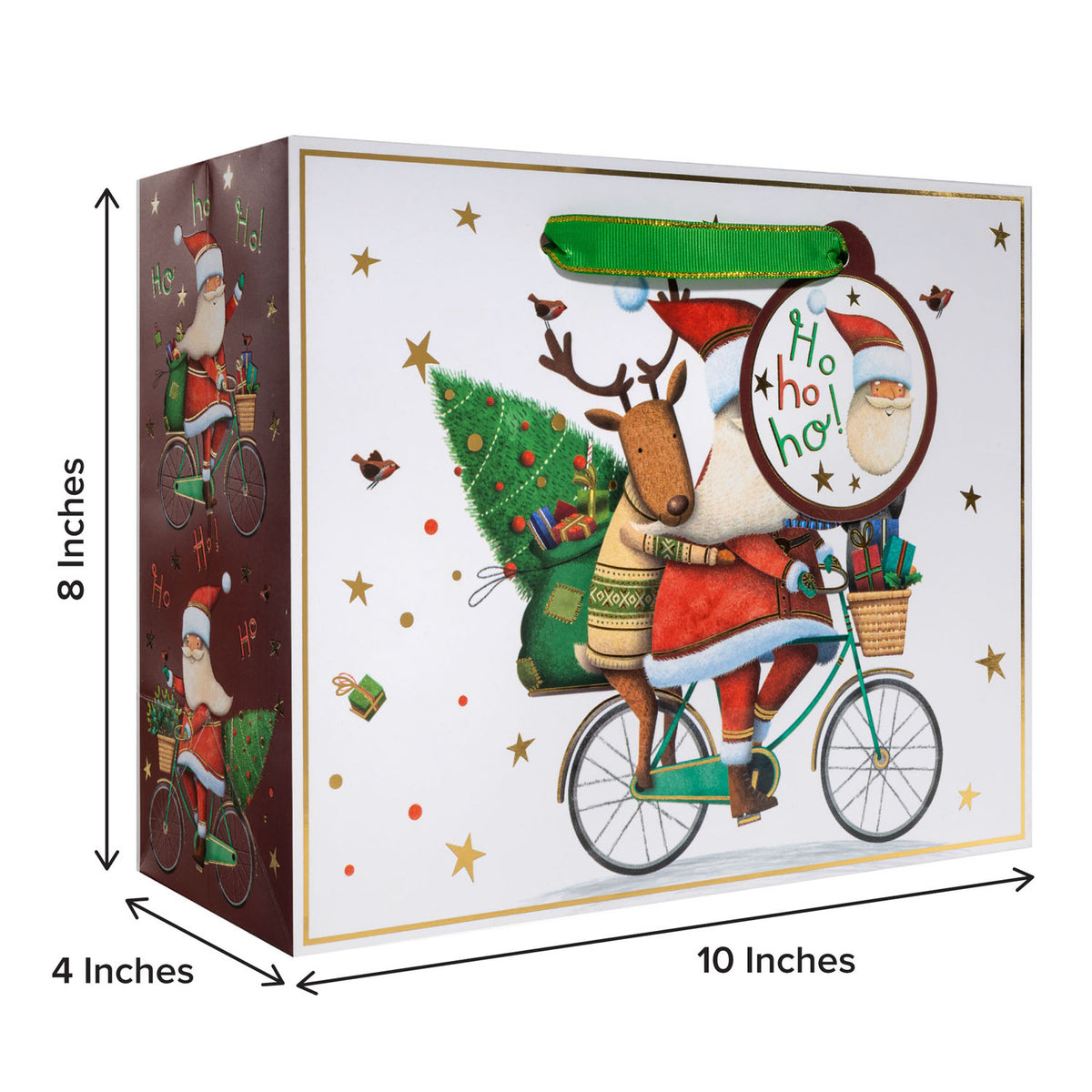 Santa Bicycle - Gift Bag — additional view b