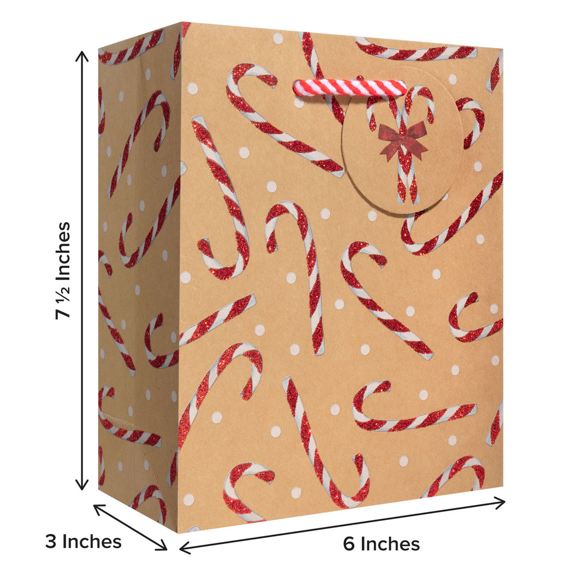 Candy Cane Glitter - Gift Bag — additional view b
