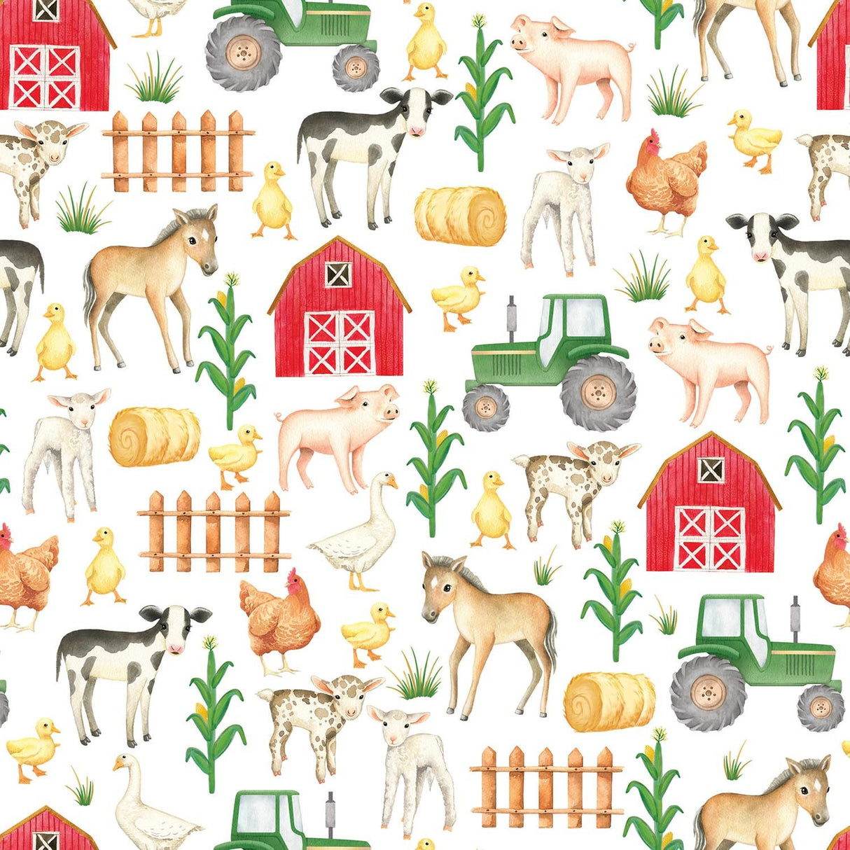 On the Farm - Gift Wrap - Roll (30" x 5 ft.)