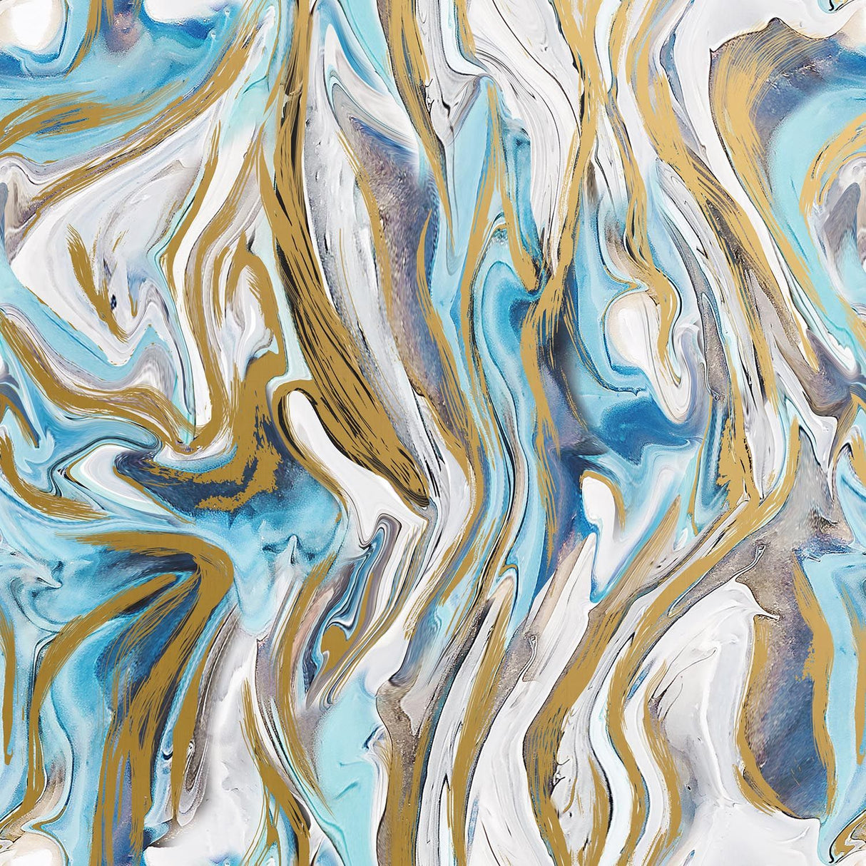 Marbleized Magic - Gift Wrap - Roll (30" x 5 ft.)