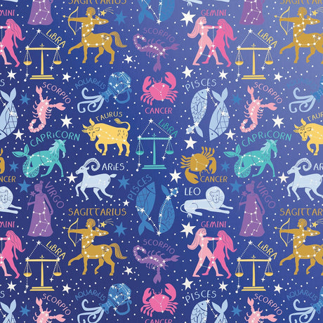 Astrology - Gift Wrap - Roll (30" x 5 ft.)