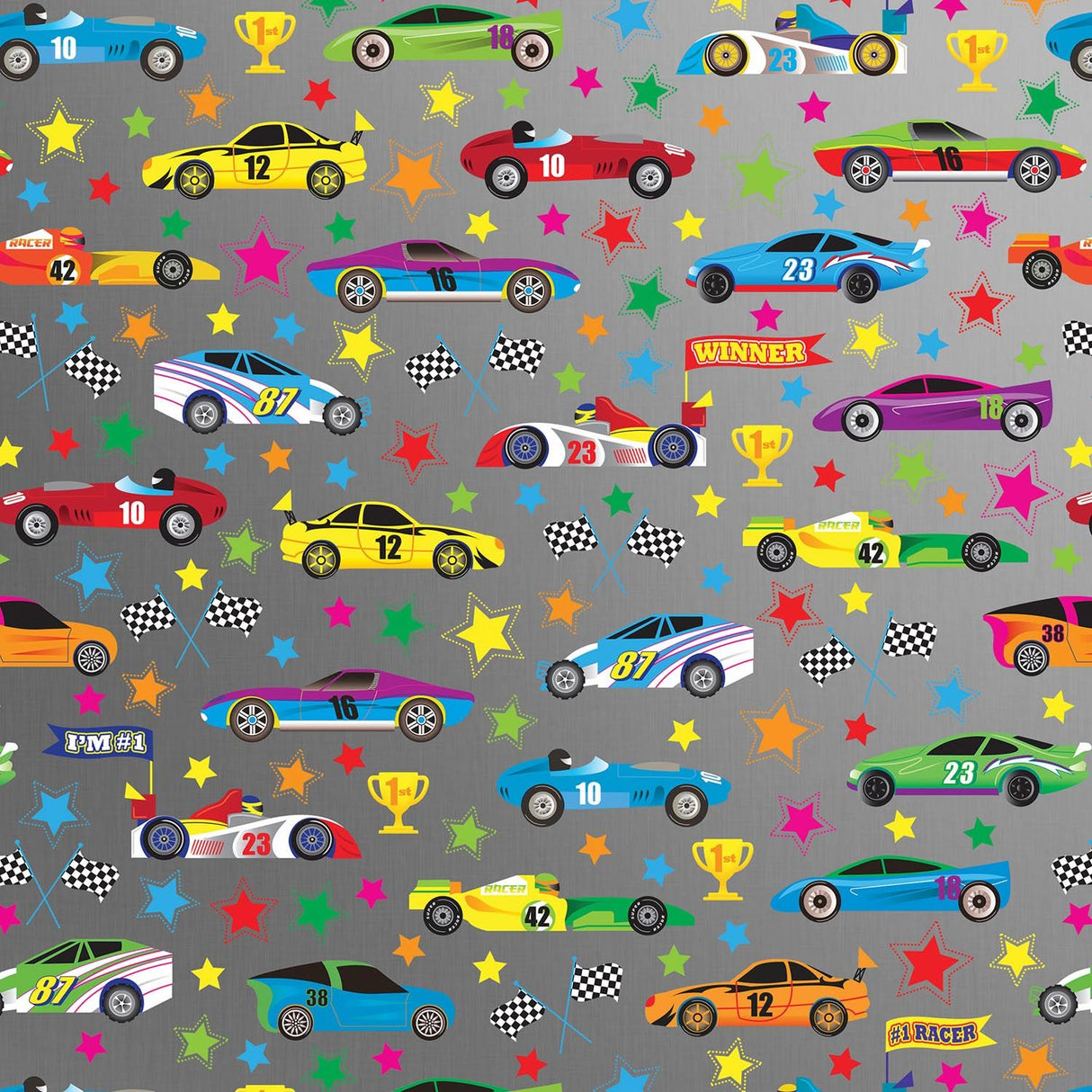 Racer - Gift Wrap - Roll (30" x 5 ft.)