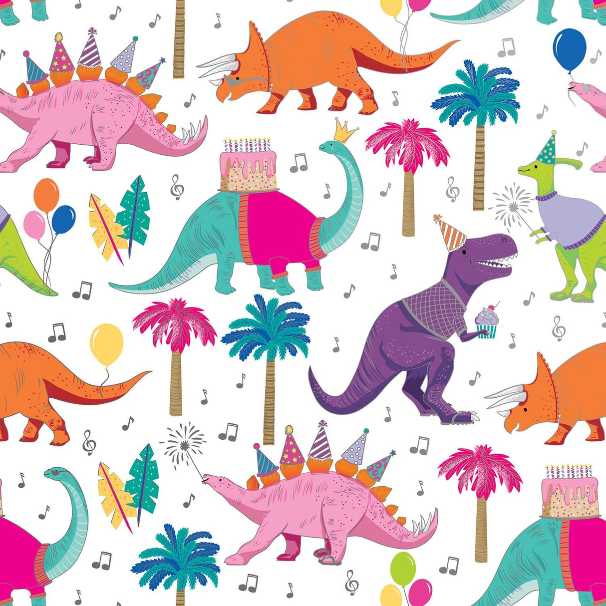 Dino Party - Gift Wrap - Ream Gift Wrap Roll (30" x 833 ft.)