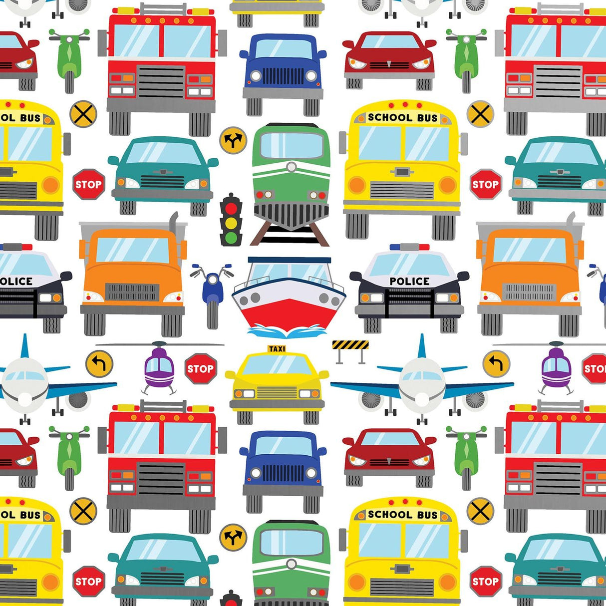 Traffic Jam - Gift Wrap - Roll (30" x 5 ft.)