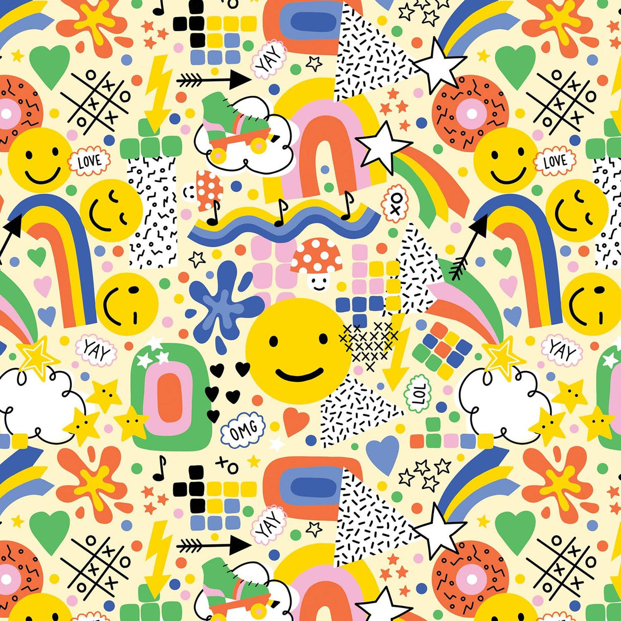 Happy Party - Gift Wrap - Ream Gift Wrap Roll (30" x 833 ft.)