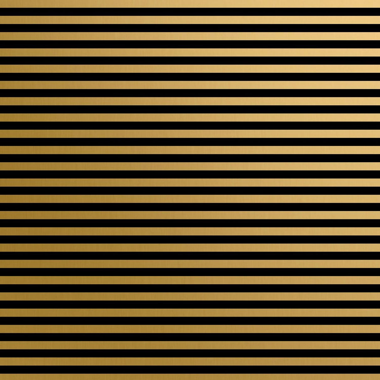 Black Gold Stripe - Gift Wrap - Roll (30" x 5 ft.)