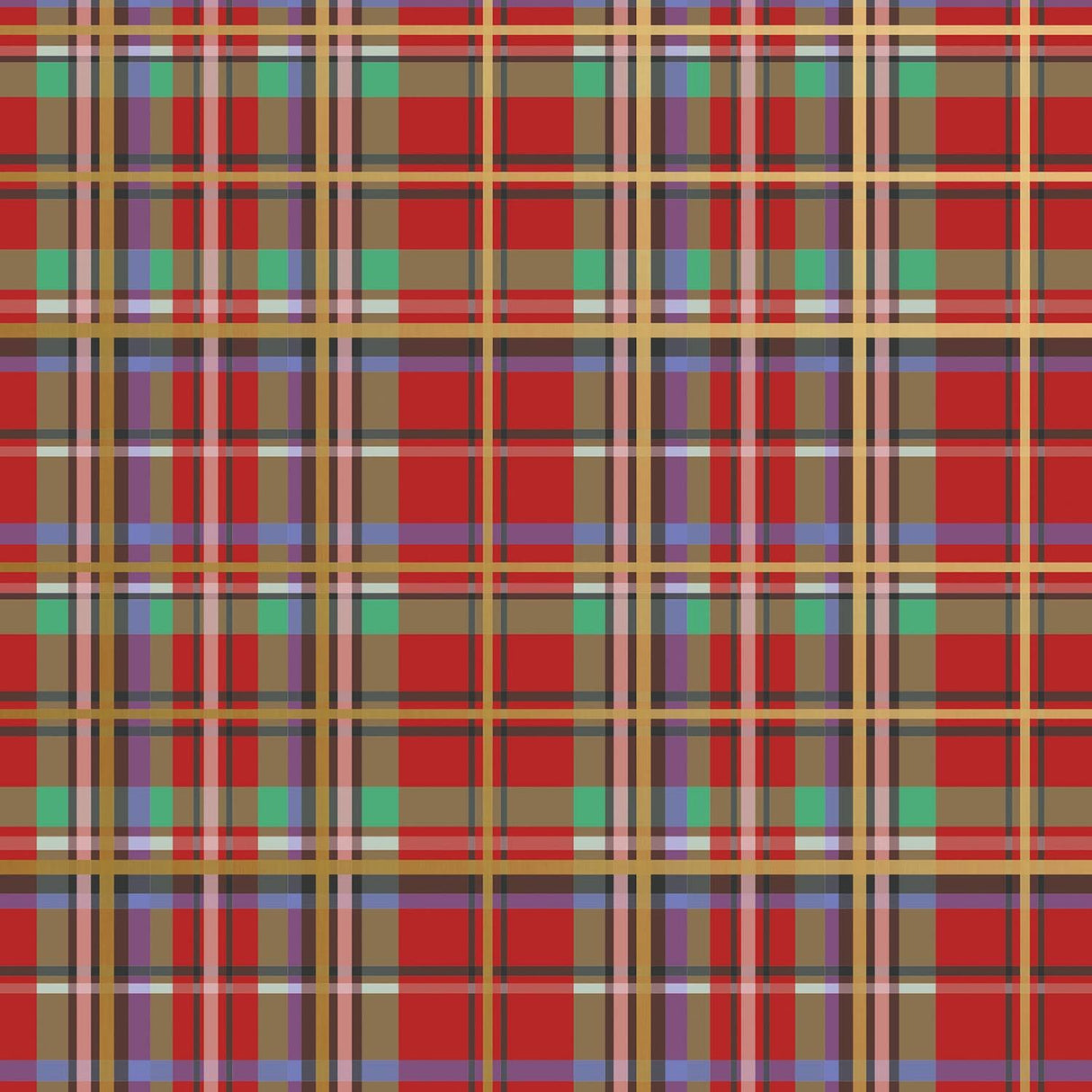 Tartan - Gift Wrap - Ream Gift Wrap Roll (30" x 833 ft.)