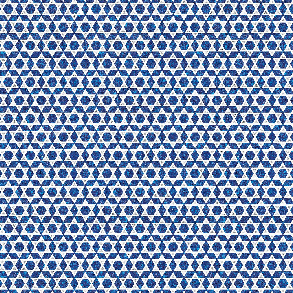 Star of David - Gift Wrap - Jumbo Roll (30" x 10 ft.)